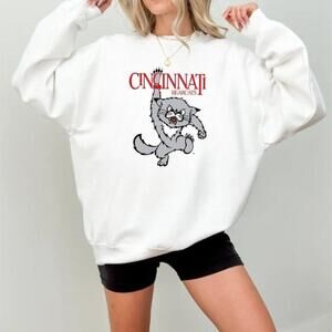 90S Retro Cincinnati Bearcats Sweatshirt, University Of Cincinnati